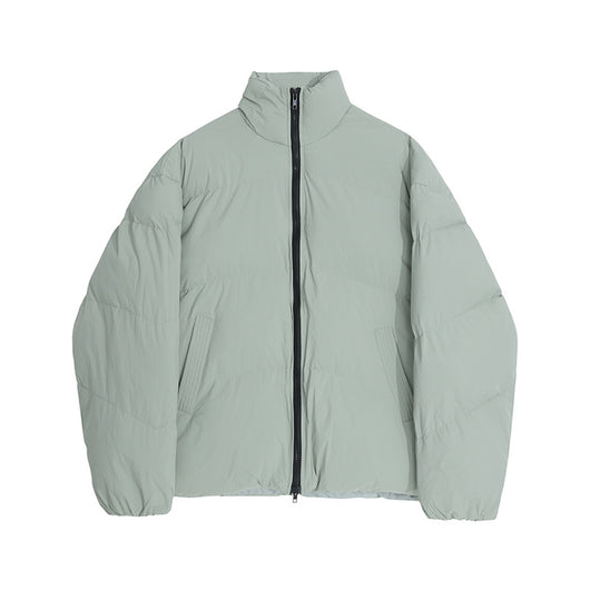 Chaqueta de Plumas Suelta Cálida Estilo Coreano para Hombre - Image 3