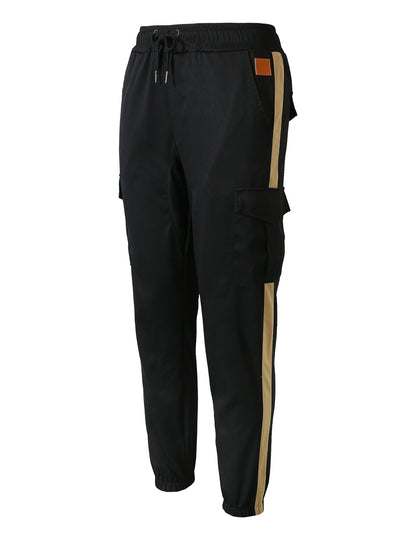 Pantalones Deportivos Casuales de Corte Recto con Costuras Otoñales - Image 22
