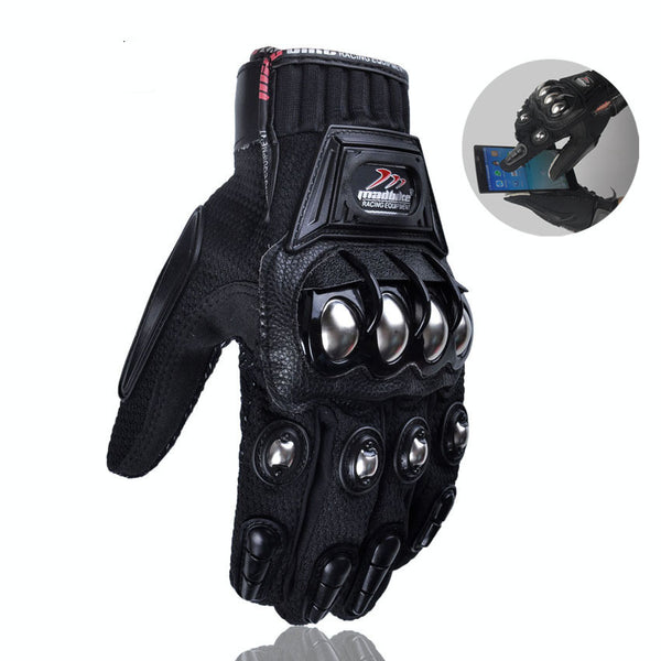 Guantes de Motociclista con Tecnología Táctil