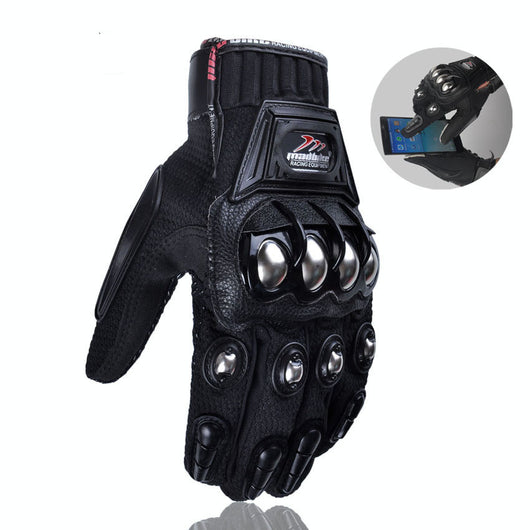 Guantes de Motociclista con Tecnología Táctil