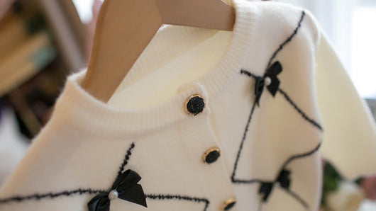 Cardigan Niña con Moño - Suéter Elegante para Niñas - Image 10