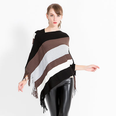 Chal de Moda con Rayas Estilo Europeo para Mujer - Image 2