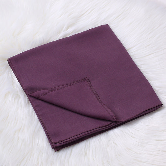 Pañuelo para Dama de Algodón y Lino Monocromático - Image 2