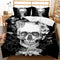 Juego de Edredón Estampado con Calaveras en Impresión Digital