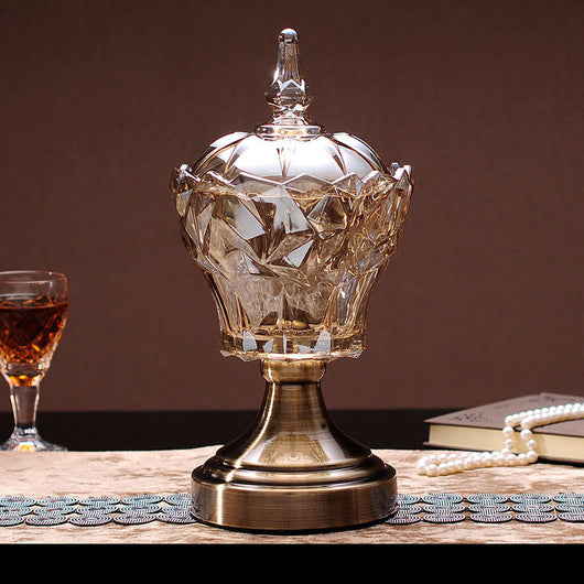 Frasco de Almacenamiento de Vidrio y Metal - Decorativo y Funcional - Image 44
