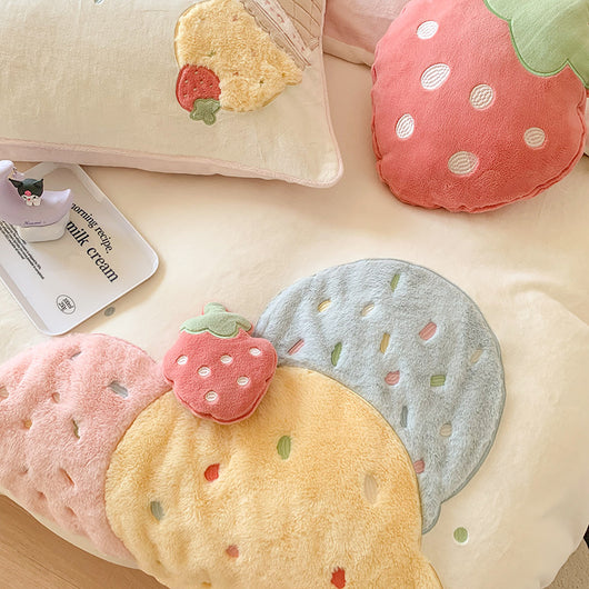 Juego de 4 Piezas de Fibra de Leche Acolchada para Niños - Image 9
