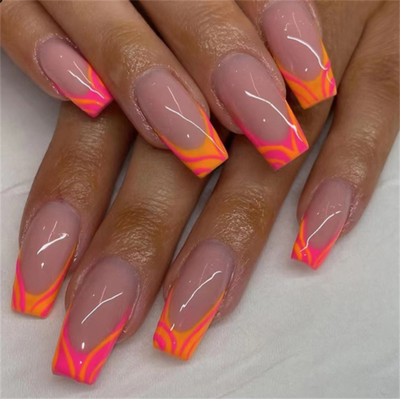 Parches de Manicura Transparentes de Larga Duración para Mujer - Image 5