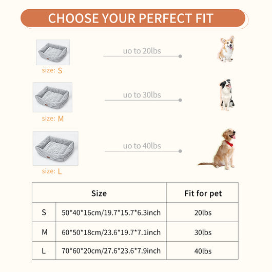 Cama Velvet Swirl para Perros Pequeños y Medianos con Cojín Removible y Efecto Calmante - Image 3