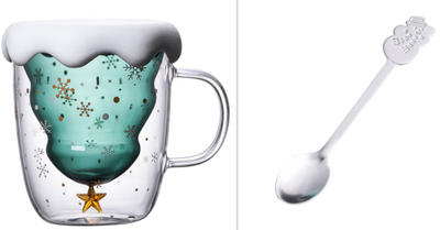 Vaso Navideño de Doble Pared en Vidrio Borosilicato - Image 8