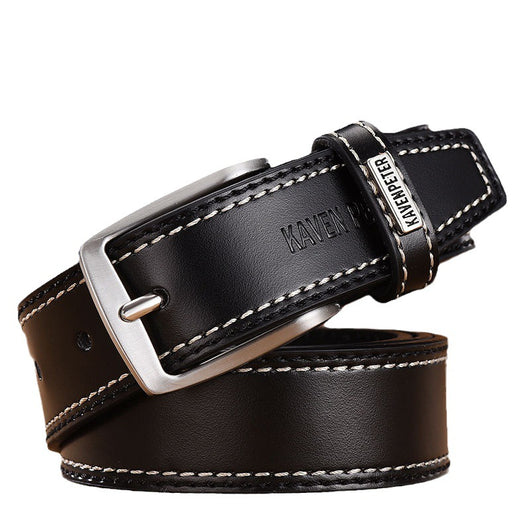 Cinturón de Cuero Genuino para Hombre - Diseño Versátil y Duradero - Image 5