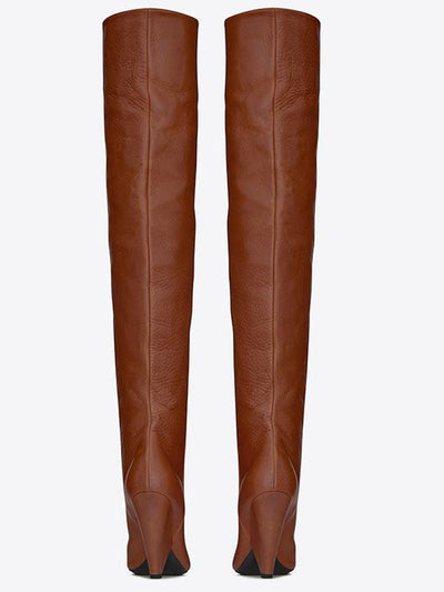 Botas Over The Knee con Tacón Perfilado y Punta Afilada para Mujer - Image 3