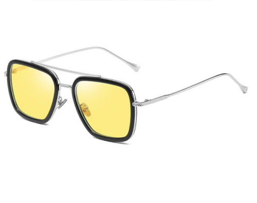 Gafas Retro Iron Man Espejo Plano Unisex - Marco Metálico Clásico - Image 8