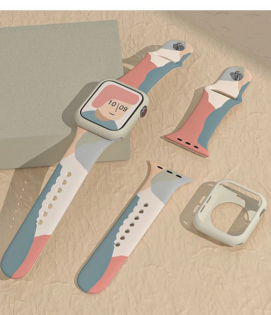 Correa Apple Watch con Estampado de Manzana - Compatible con iWatch - Image 11