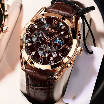 Reloj Automático para Hombre Acero Inoxidable Resistente al Agua Luminoso