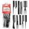 Set de 10 Peines Profesionales para Barbería y Salón de Belleza