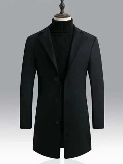 Abrigo Slim Fit con Solapa Europea - Corte Moderno y Elegante - Image 34