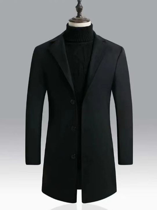 Abrigo Slim Fit con Solapa Europea - Corte Moderno y Elegante - Image 34