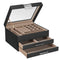 Caja Organizadora de Joyas con Tres Capas y Dos Cajones