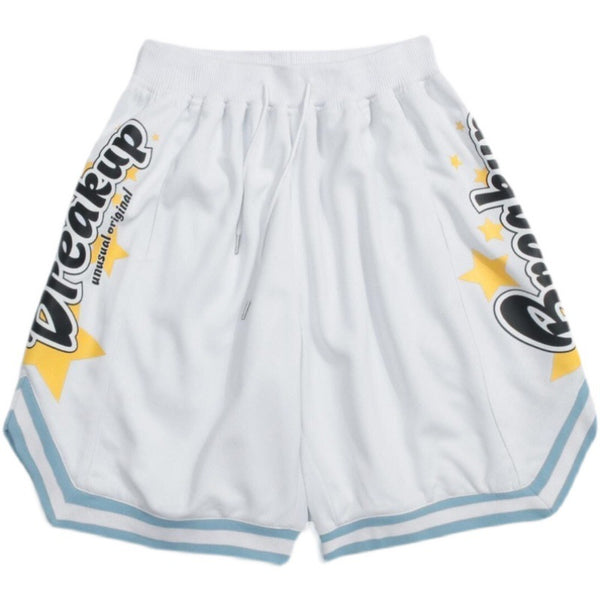 Shorts de Baloncesto Americano Secado Rápido Retro Casual - Image 4