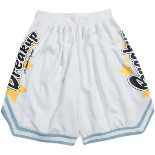 Shorts de Baloncesto Americano Secado Rápido Retro Casual - Image 4
