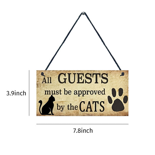 Colgante Vintage de Madera para Gatos - Accesorio Elegante para Mascotas - Image 16