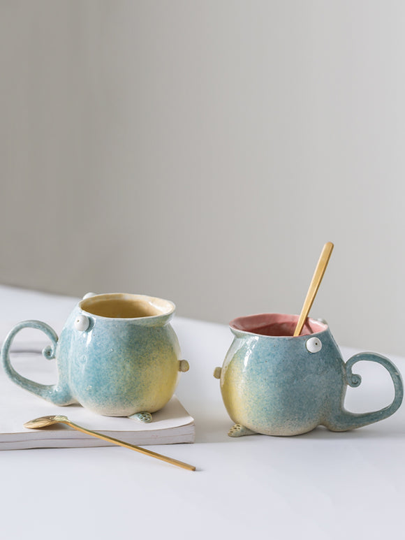 Taza de Cerámica con Diseño Personalizado de Tendencia