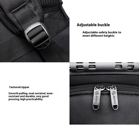 Mochila Escolar de Gran Capacidad Impermeable con Puerto de Carga y Compartimento para Auriculares - Image 16