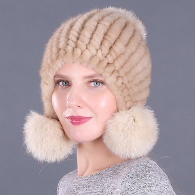 Gorro Cálido de Piel Sintética para Mujer - Image 6