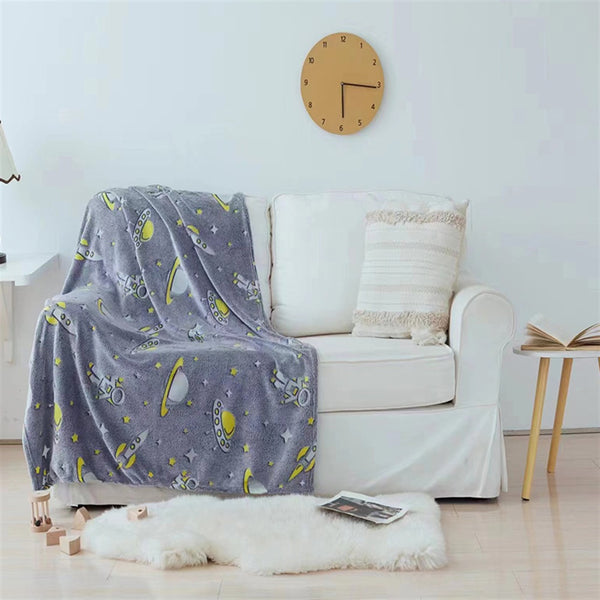 Manta Franela Luminiscente - Suave, Cálida y Acogedora para Descansar