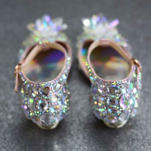 Zapatos de Pasarela Mamá e Hija con Tacón Alto y Cristales - Image 2