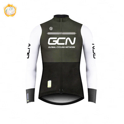 Jersey de Ciclismo Fleece Manga Larga - Serie Invierno GCN - Image 3