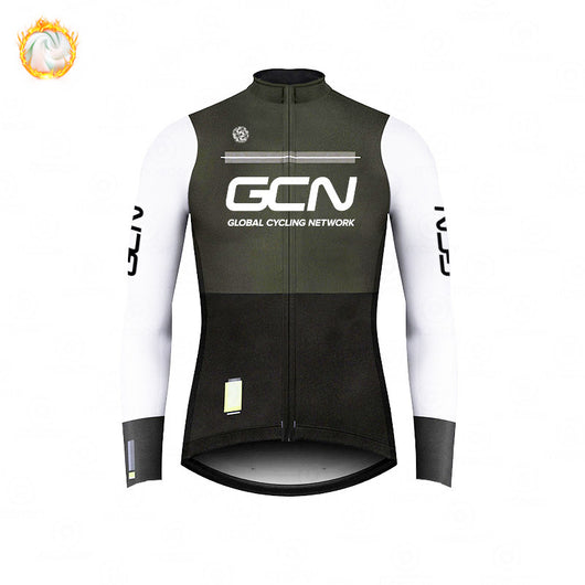Jersey de Ciclismo Fleece Manga Larga - Serie Invierno GCN - Image 3