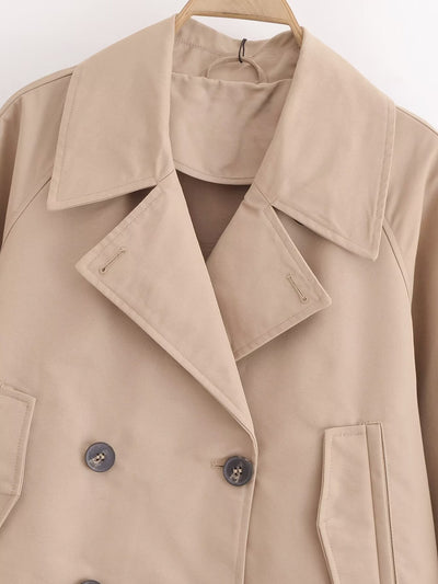 Gabardina Francesa Elegante para Mujer - Abrigo de Manga Larga Estilo Europeo - Image 20