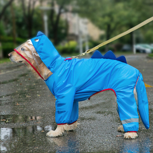 Impermeable para Perros Medianos y Grandes - Protección Total de 4 Patas