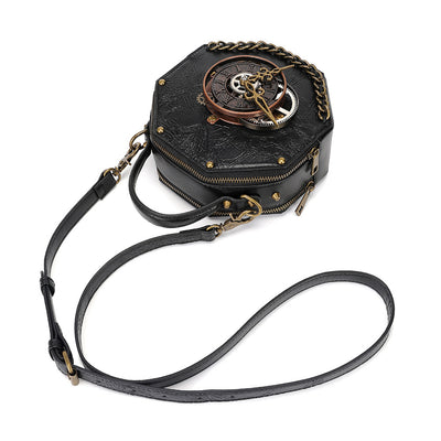 Bolso Bandolera Estilo Punk Industrial Retro para Mujer - Image 5