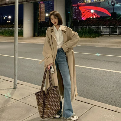 Abrigo Midi Coreano con Elegancia Británica - Diseño Premium - Image 2