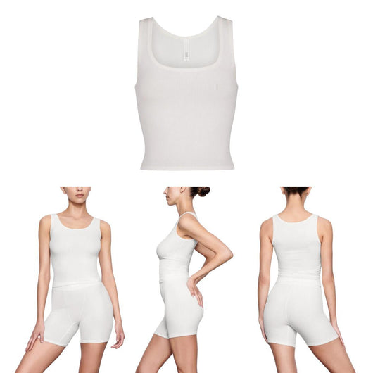 Camiseta Deportiva Acanalada con Tirantes Elásticos - Image 37