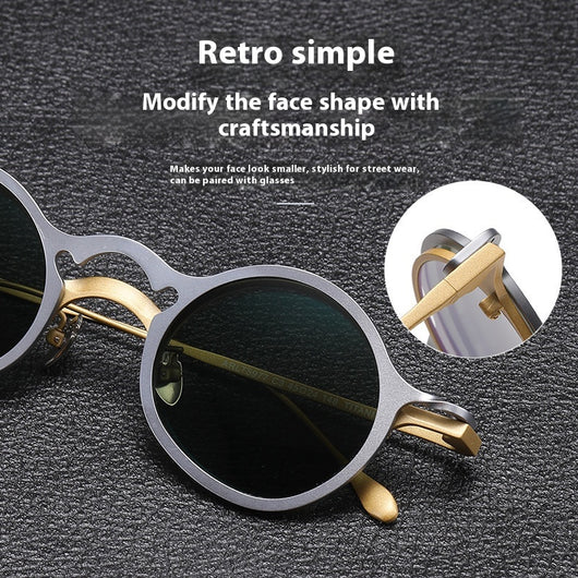 Organizador de Gafas Retro Redondo de Diseño Artístico - Image 3