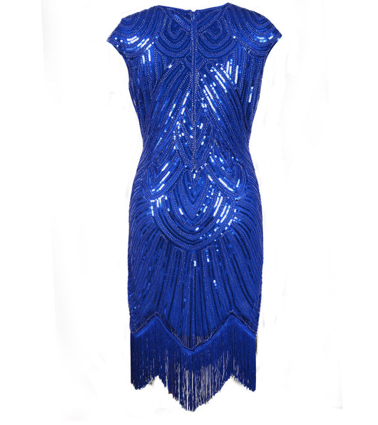 Vestido de Lentejuelas con Flecos y Trenzas - Image 11