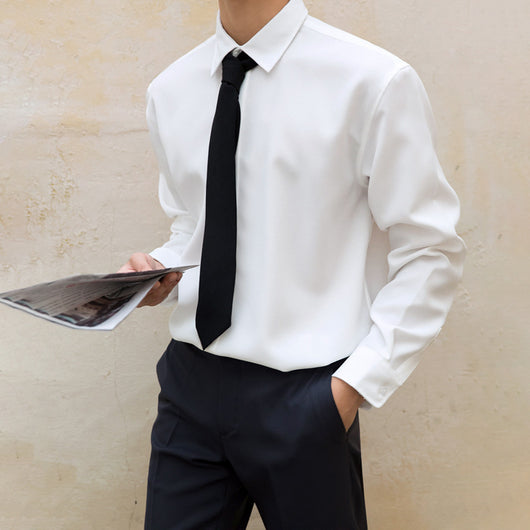 Camisa Versátil Hombre Blanco y Negro - Colección Otoño - Image 10