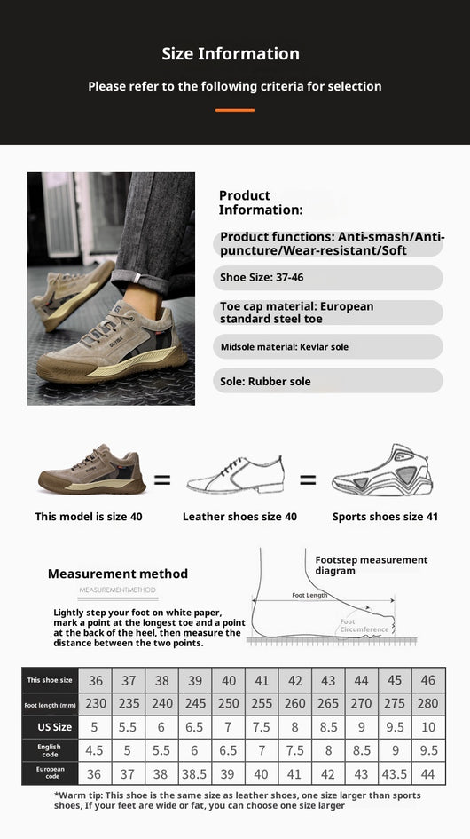 Botas de Seguridad para Hombre con Puntera de Acero - Image 6