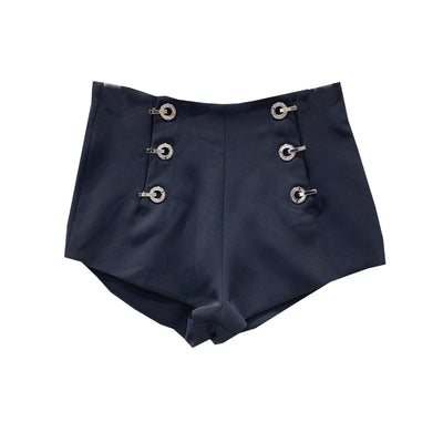 Shorts de Cintura Alta Doble Botonadura - Estilo Elegante y Sofisticado - Image 7