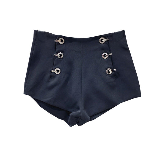 Shorts de Cintura Alta Doble Botonadura - Estilo Elegante y Sofisticado - Image 7