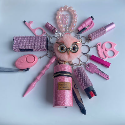 Set de Llavero Defensor Multiusos con Rotura de Cristal y Anillo de Dedo - Image 2