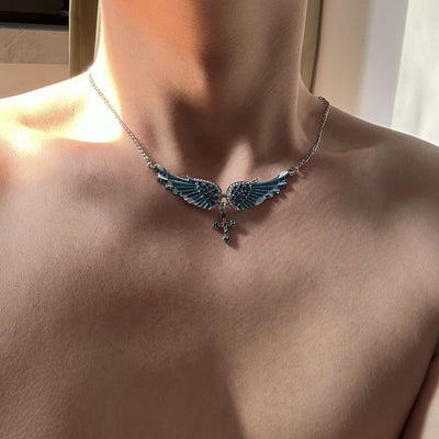 Collar Cruz Sofisticado Unisex Estilo Americano Versátil - Image 3