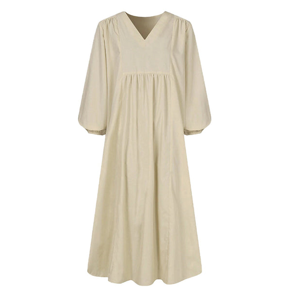 Vestido Suelto de Algodón con Mangas Farol - Colección Otoño - Image 5