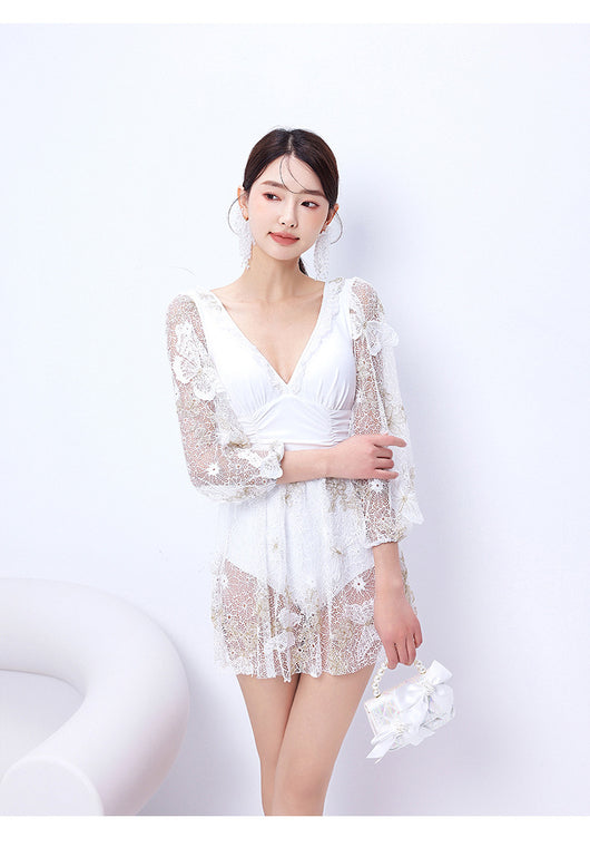 Traje de Baño Mujer Triangular Ahuecado con Espalda Descubierta - Image 17