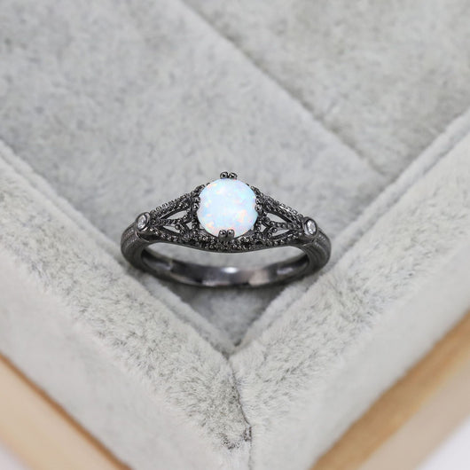 Anillo de Plata con Baño Negro - Diseño Personalizado - Image 12