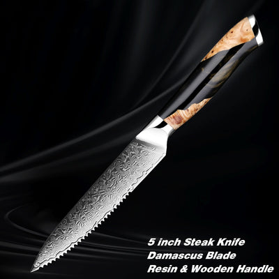 Cuchillo de Chef Damasco Profesional - Acero de Damasco Premium - Image 9