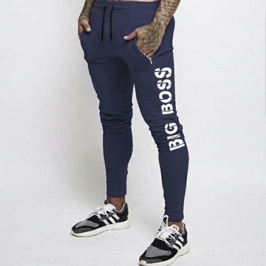 Pantalones de Chándal Largos para Hombre con Estampado de Color Sólido - Image 10